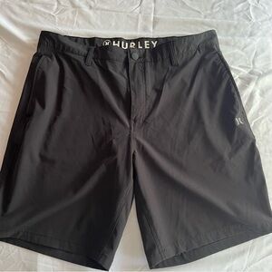 Hurley MENS SIZE 36 Performance Golf Shorts black Hybrid Outdoor Chino Beach